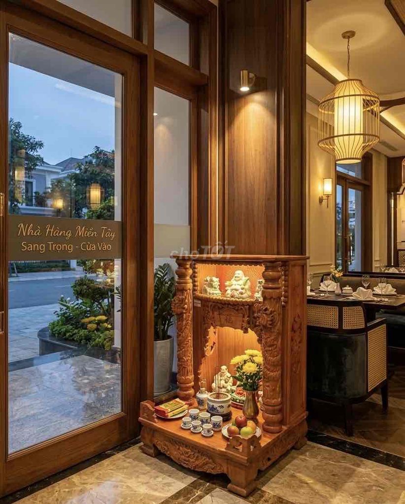 Bàn thờ Thần Tài gỗ xoan đào. Mua bán Nội thất, đồ gia dụng khác tại Quận Gò Vấp Tp Hồ Chí Minh được đăng bởi Đại Nam  hình 1