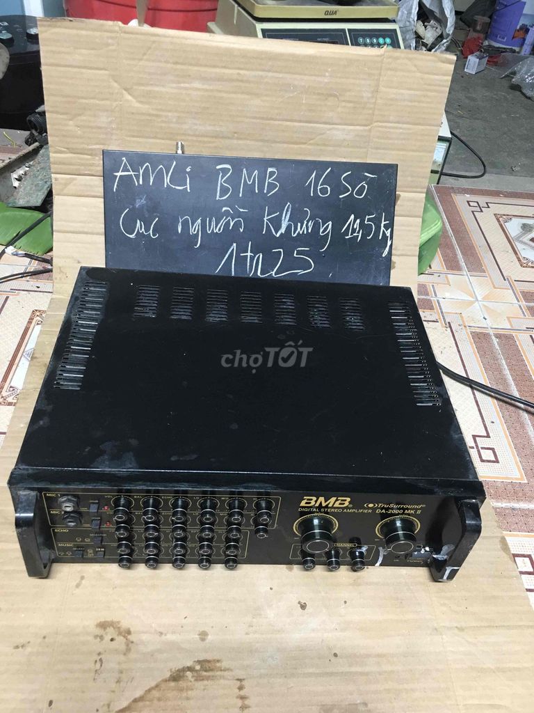 Amply BMB DA-2000 MK II Đen 16 sò đại. Mua bán Tivi, Âm thanh tại Thị xã Duy Tiên Hà Nam được đăng bởi hinh dieu linh hình 1