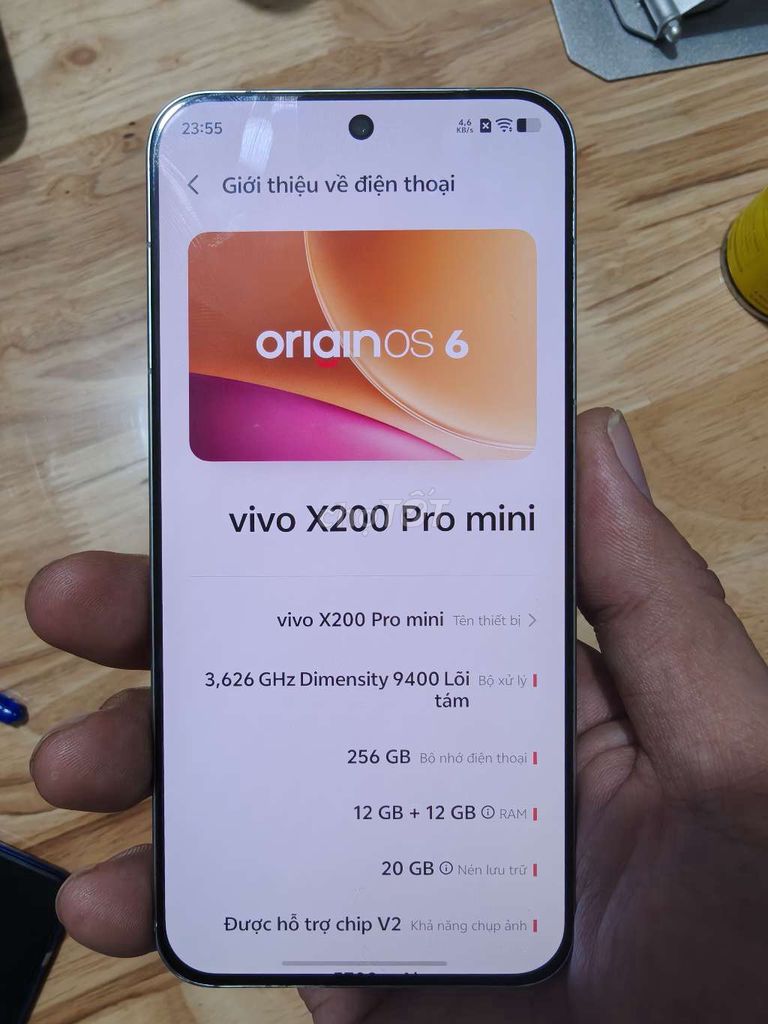 Vivo X200 Pro mini 12GB/256GB . Mua bán Điện thoại tại Thành phố Bến Tre Bến Tre được đăng bởi Từ Tuấn Bến Tre hình 1