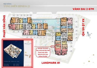Chính chủ cần bán lại hợp đồng đặt cọc 2PN 70m2 lỗ 175 triệu