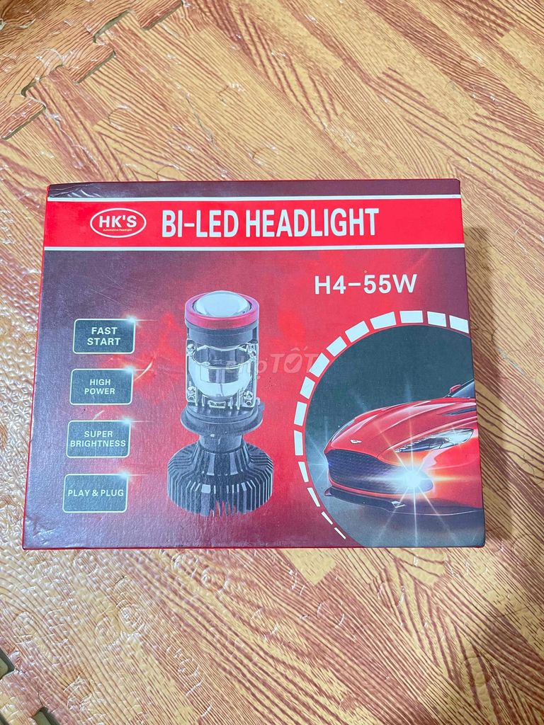 Thanh lý cặp Bi led mini chân H4 3 chế độ sáng