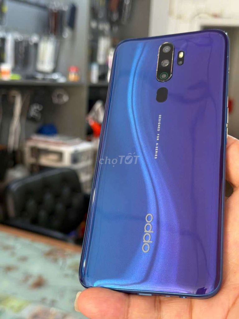 Oppo A5 128GB Tím xanh. Mua bán Điện thoại tại Thành phố Sóc Trăng Sóc Trăng được đăng bởi điện thoại giá sỉ 501lê Hồng Phong  hình 1