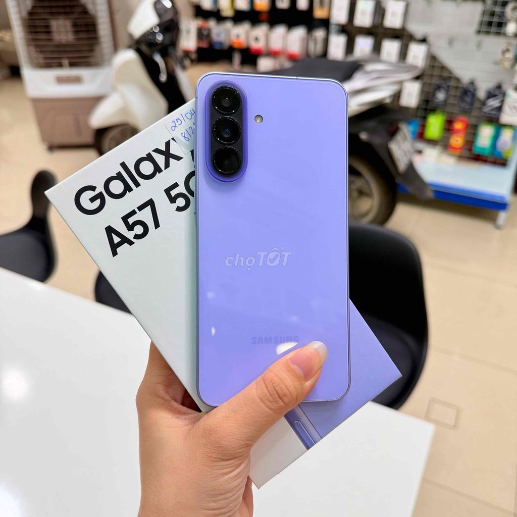 Samsung Galaxy A57 5G 256GB Tím Like New. Mua bán Điện thoại tại Thành phố Tây Ninh Tây Ninh được đăng bởi Mỹ Vy Store Mobile Tây Ninh hình 1