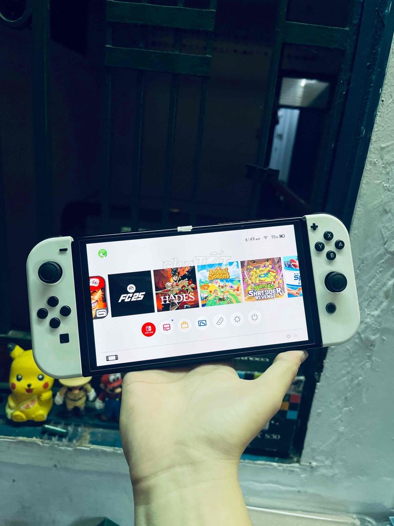 Nintendo Switch OLED Thân + Joycon + thẻ 128GB