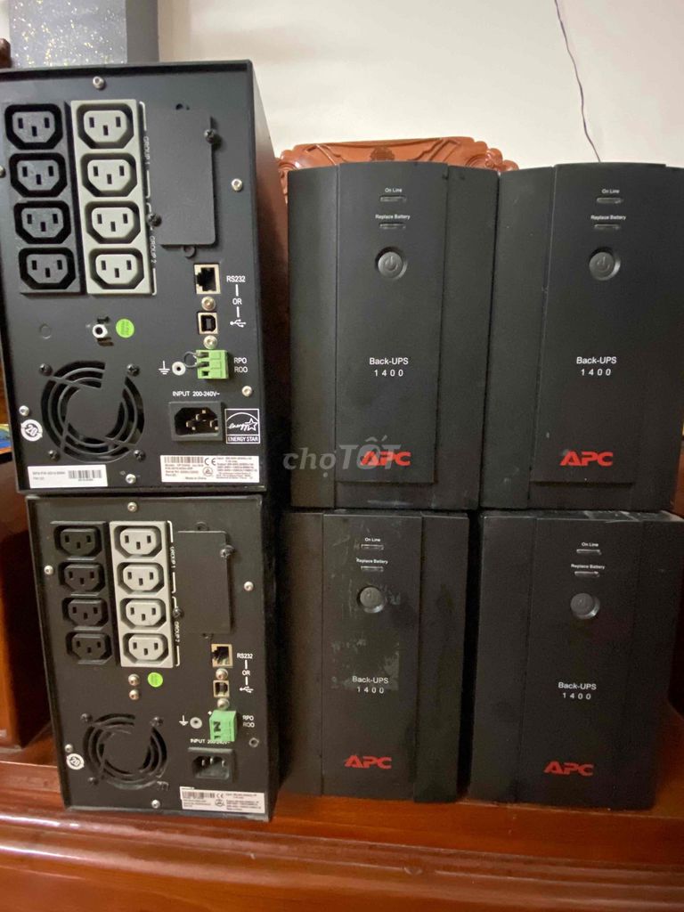 Bộ lưu điện APC Back-UPS 1400 Đen. Mua bán Phụ kiện (Màn hình, Chuột...) tại Huyện Tân Yên Bắc Giang được đăng bởi Hùng Còis hình 1