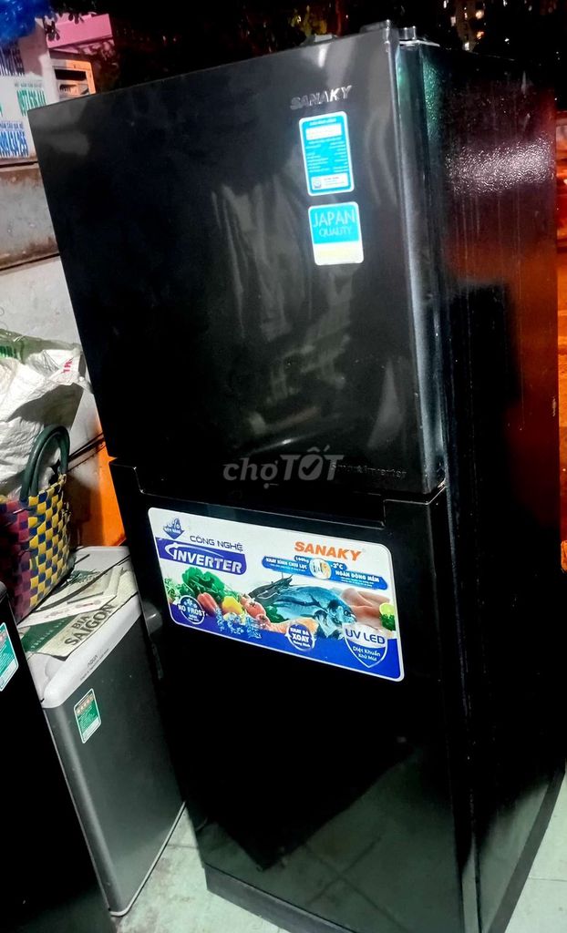 Tủ lạnh inveter Sanaky 190 lít,bao ship.. Mua bán Tủ lạnh tại Thành phố Thủ Đức Tp Hồ Chí Minh được đăng bởi Long Phat hình 1