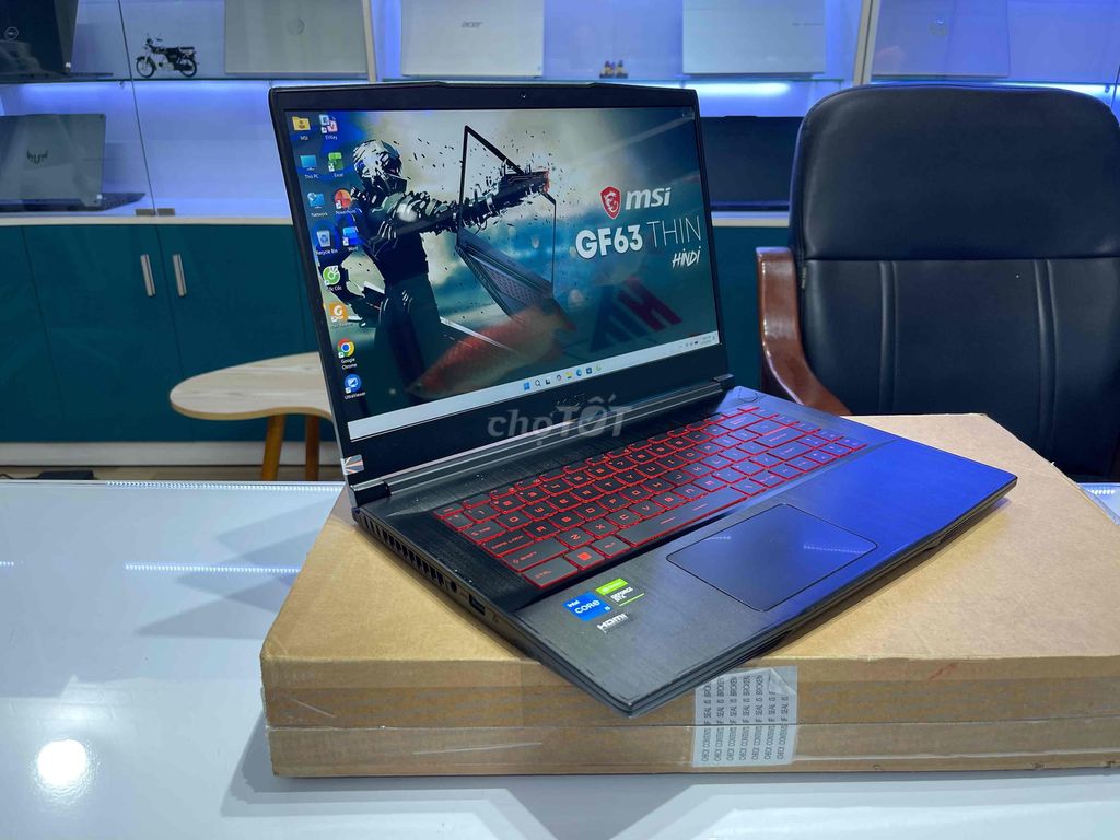 Laptop MSI GF63 i5-11400H/ 8GB/512GB/GTX 1650 4GB. Mua bán Laptop tại Quận Ninh Kiều Cần Thơ được đăng bởi HOÀNG MAI STORE hình 1