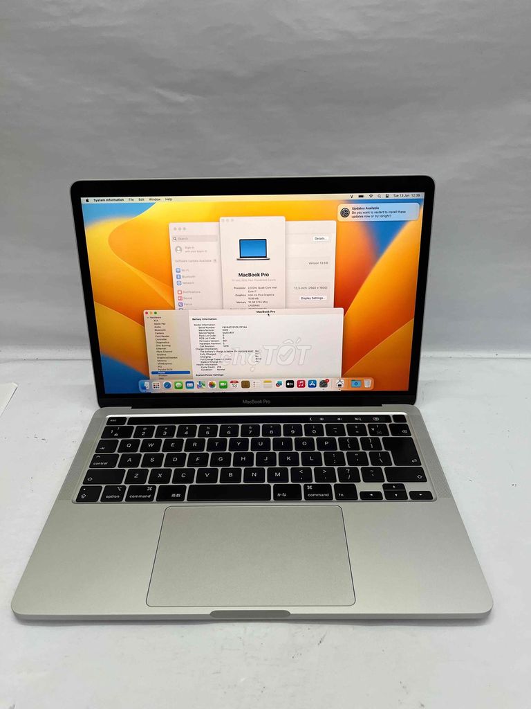 MacBook Pro 2020 i7 13 inch Ram 16GB ssd 512GB. Mua bán Laptop tại Quận Sơn Trà Đà Nẵng được đăng bởi BƠ BƯ Macbook Cũ hình 1