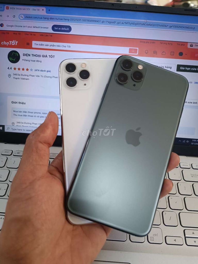 IPHONE 11 PRO MAX 256GB MÁY QUỐC TẾ FULL CN PIN100. Mua bán Điện thoại tại Quận Bình Thạnh Tp Hồ Chí Minh được đăng bởi Dân Mobile hình 1