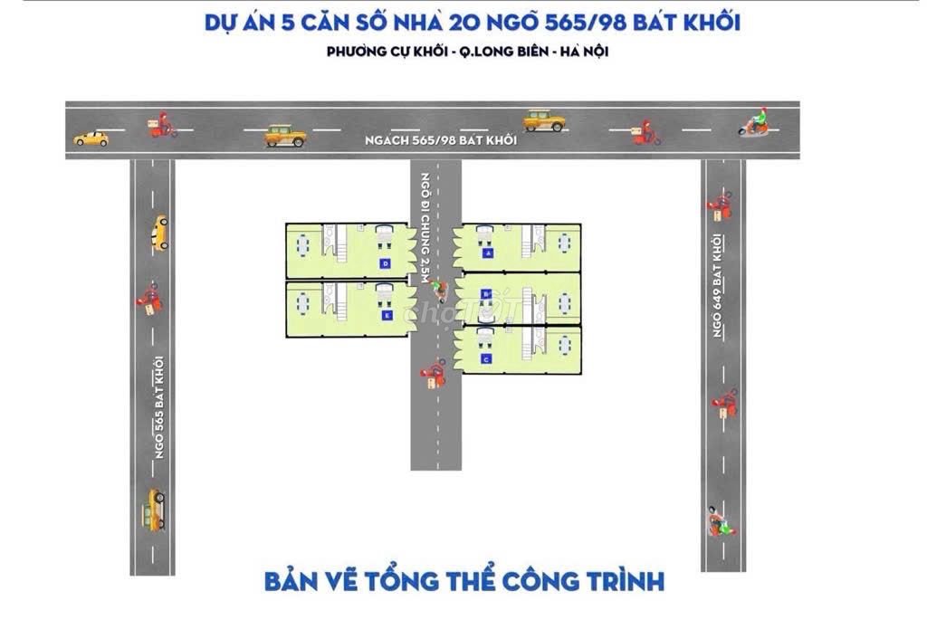 Bán nhà riêng 5 tỷ, 30m2, 5PN, 3WC tại Bát Khối, Long Biên, Hà Nội