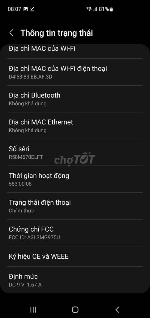 Samsung Galaxy S10+ Đen Mỹ Đã sử dụng. Mua bán Điện thoại tại Quận Tân Bình Tp Hồ Chí Minh được đăng bởi Tên chưa cung cấp hình 1