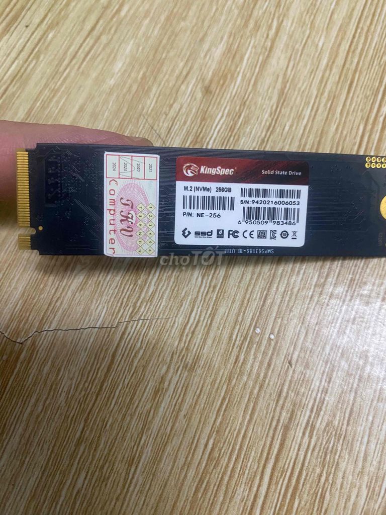 Ổ cứng SSD KingSpec M.2 NVMe 256GB. Mua bán Linh kiện (RAM, Card...) tại Quận Hà Đông Hà Nội được đăng bởi Én hình 1