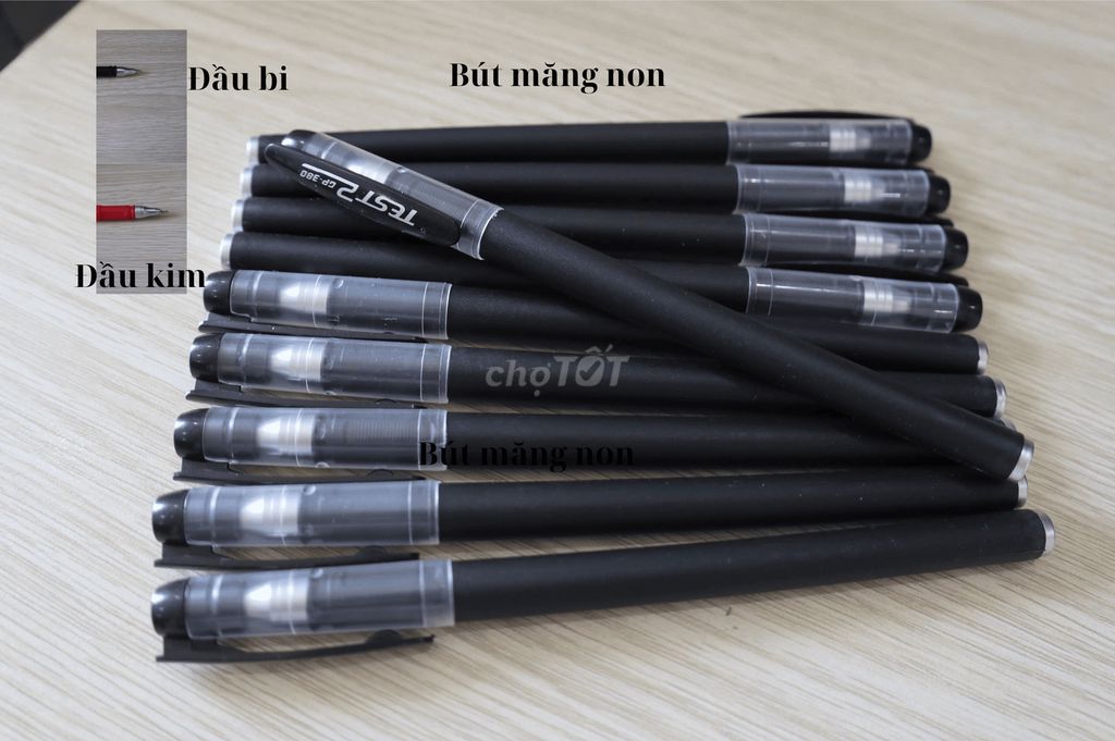 Thanh lí 100 bút gel đen ngòi 0.5mm