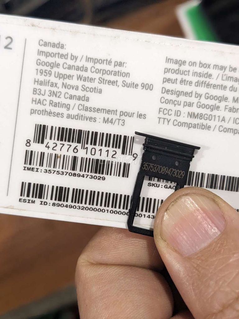 Vỏ hộp Google Pixel 2 Đen. Mua bán Linh kiện (RAM, Card...) tại Huyện Phú Xuyên Hà Nội được đăng bởi lê thành công hình 1