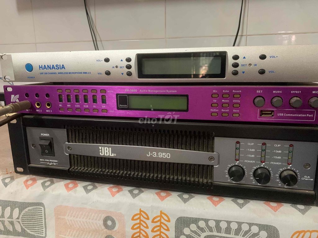 Bộ karaoke JBL J-3.950 Đen. Mua bán Tivi, Âm thanh tại Thị xã Tân Uyên Bình Dương được đăng bởi Minh Lạc  hình 1