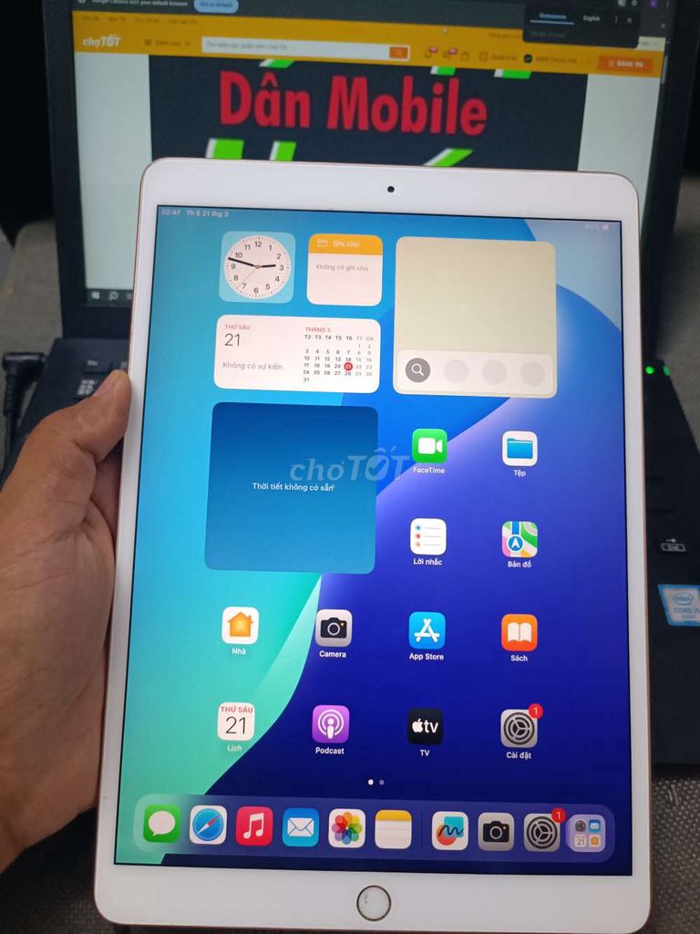 IPAD AIR 3 64GB WIFI PIN 8100 CHIP A12 FULL CN. Mua bán Máy tính bảng tại Quận Bình Thạnh Tp Hồ Chí Minh được đăng bởi Dân Mobile hình 1