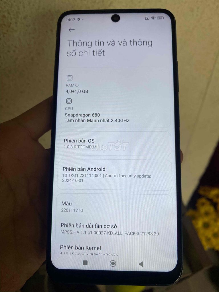 Redmi note 11 4gb/64gb. Mua bán Điện thoại tại Thành phố Thủ Đức Tp Hồ Chí Minh được đăng bởi Minh hình 3