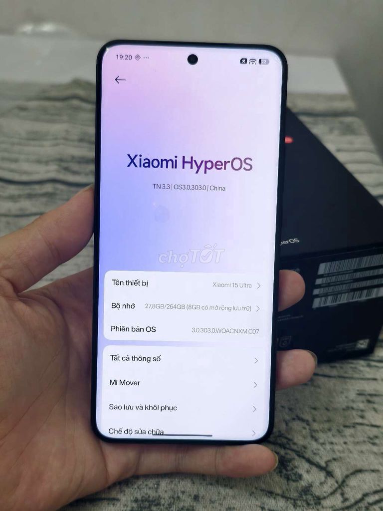 Xiaomi Mi 15 Ultra 256GB Đen Đã dùng. Mua bán Điện thoại tại Quận Thanh Xuân Hà Nội được đăng bởi KING STORE hình 1