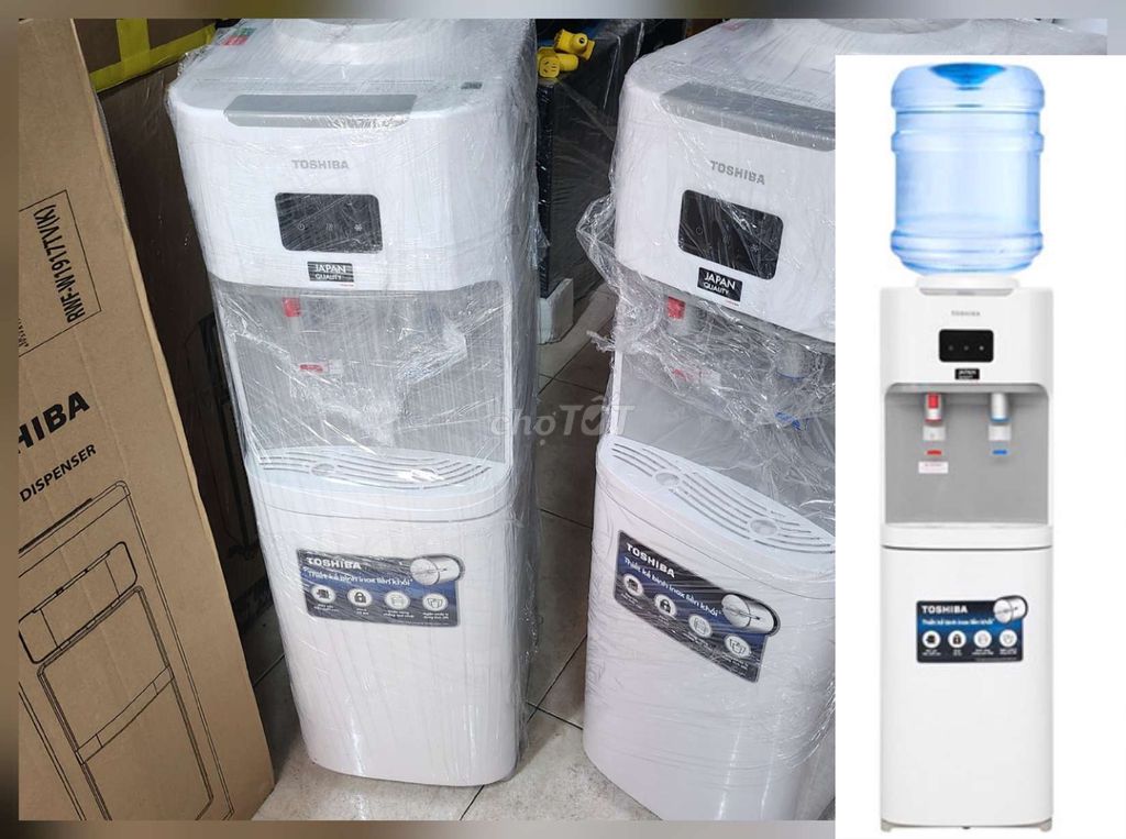 Cây nước nóng lạnh TOSHIBA 670W ,block ga lạnh.Mới