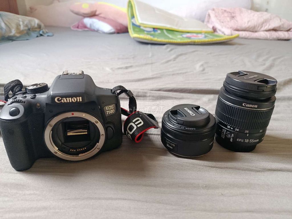 Máy ảnh Canon EOS 750D. Mua bán Máy ảnh, Máy quay tại Thị xã Tân Uyên Bình Dương được đăng bởi Vũ Minh Tâm hình 1