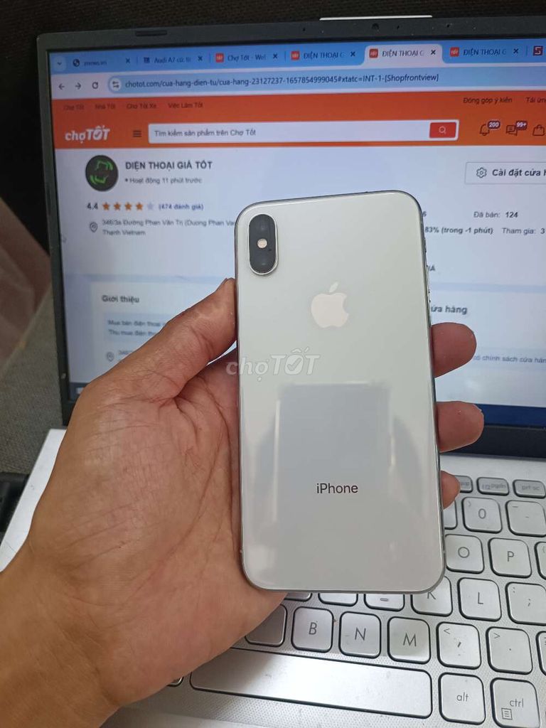 IPHONE X 64GB MÁY QUỐC TẾ FULL CN. Mua bán Điện thoại tại Quận Bình Thạnh Tp Hồ Chí Minh được đăng bởi Dân Mobile hình 1