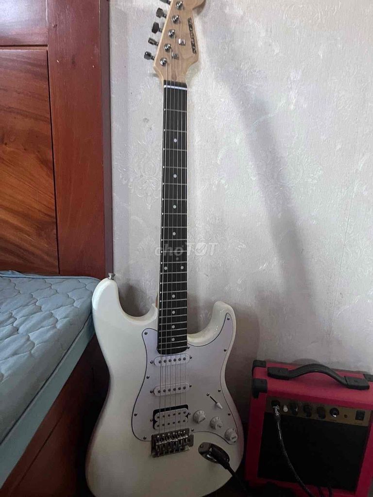 Đàn guitar điện Selder Trắng cho newbie. Mua bán Nhạc cụ tại Huyện Phú Xuyên Hà Nội được đăng bởi vũ vân khánh hình 1