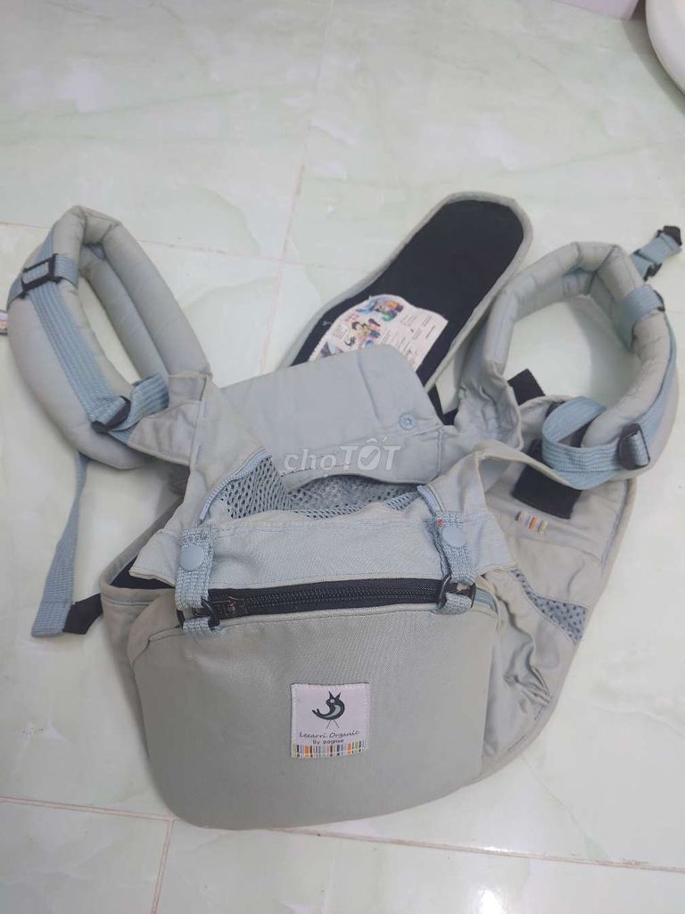 Địu em bé Pognae Learni Organic. Mua bán Mẹ và bé tại Quận 11 Tp Hồ Chí Minh được đăng bởi Lê Viết Thành hình 1