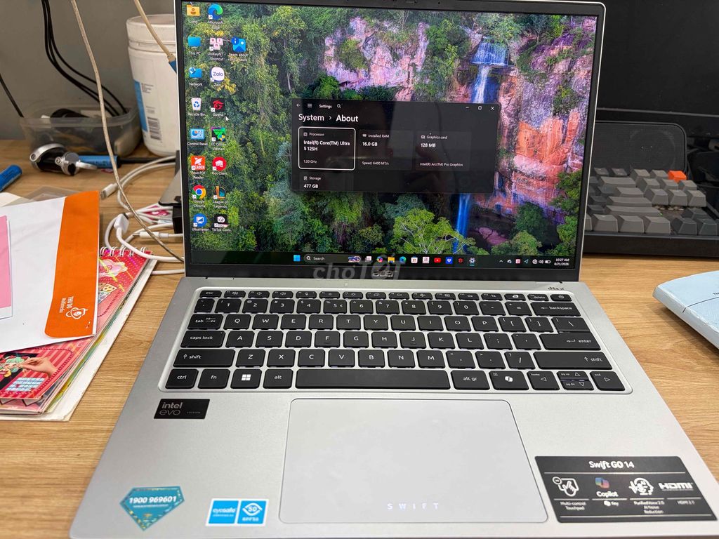 Acer Swift Go AI SFG14-73-57FZ Core Ultra 5. Mua bán Laptop tại Huyện Châu Đức Bà Rịa - Vũng Tàu được đăng bởi hải hình 1