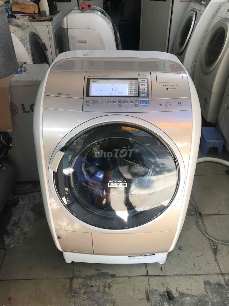 Máy Giặt Nội Địa Nhật 10kg có sấy khô