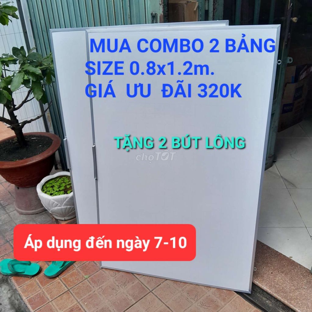 BẢNG VIẾT BÚT LÔNG TREO TƯỜNG - SIZE 0.8x1.2m