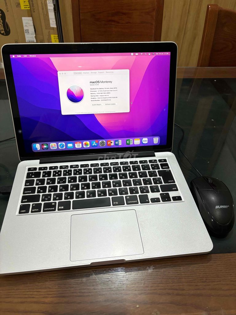 Apple MacBook Pro A1502 i5. Mua bán Laptop tại Quận Dương Kinh Hải Phòng được đăng bởi Ngọc Hiệp hình 1