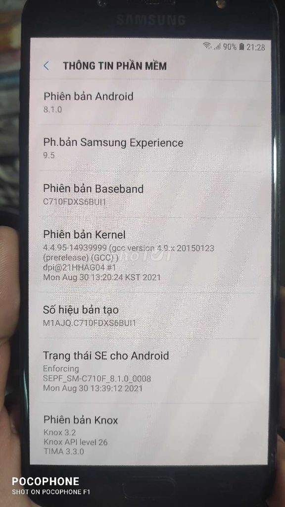 Bán J7 Plus zin đẹp giá 750k