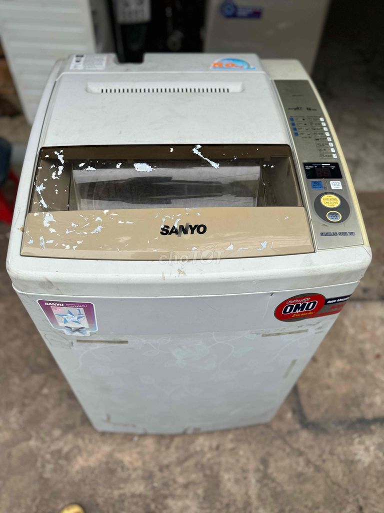 thanh lý giặt sanyo aqua 8kg giặt vắt êm cho sv