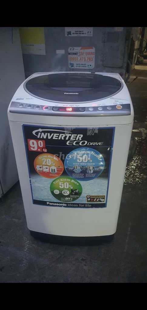 Máy giăt panasonic 9kg inveter có bảo hành