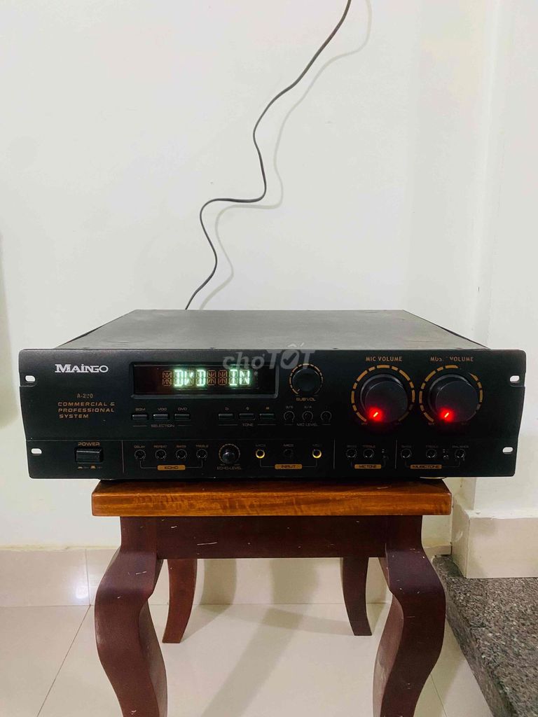 Amply karaoke MAINGO A-200 Đen. Mua bán Tivi, Âm thanh tại Thành phố Huế Thừa Thiên Huế được đăng bởi Nguyễn Quốc Thanh hình 1