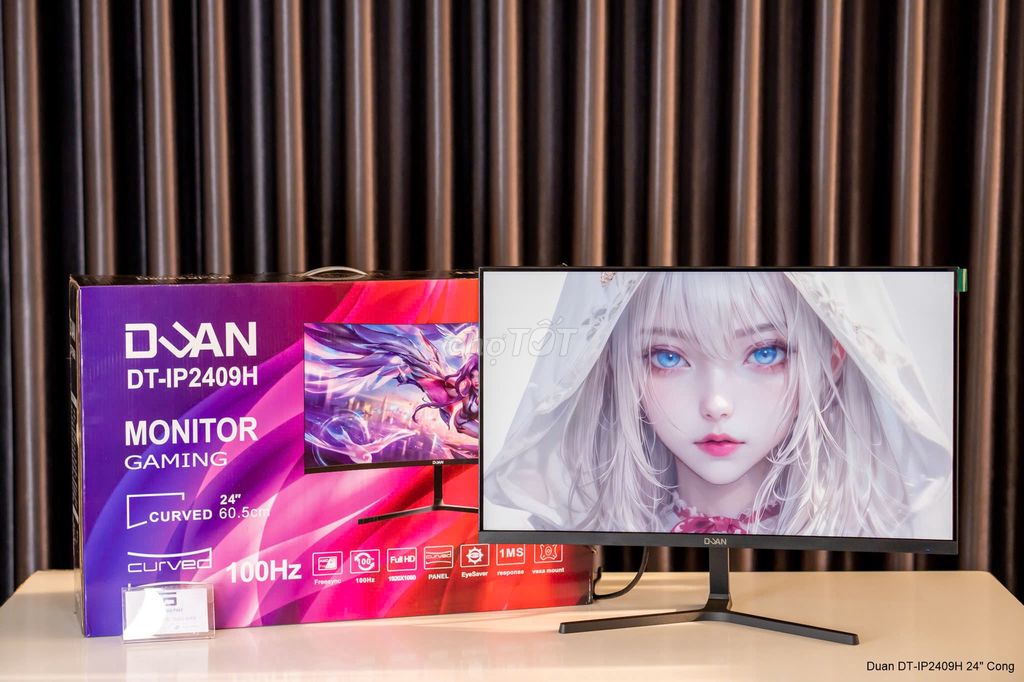Màn hình Cong DUAN 24" DT-IP2409H (VA, FHD, 100Hz). Mua bán Phụ kiện (Màn hình, Chuột...) tại Quận 6 Tp Hồ Chí Minh được đăng bởi Vi Tính Quận 6 hình 5