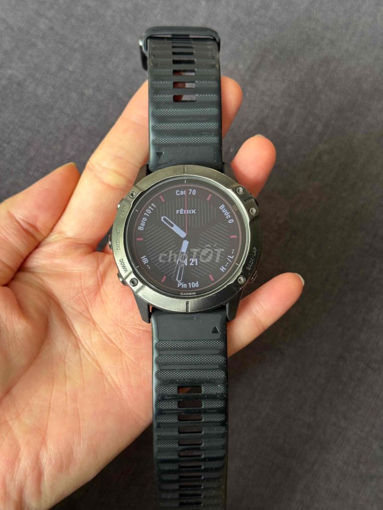 Garmin Fenix 6x Pro Solar 51mm Đen. Mua bán Thiết bị đeo thông minh tại Quận 8 Tp Hồ Chí Minh được đăng bởi Quỳnh Như hình 1