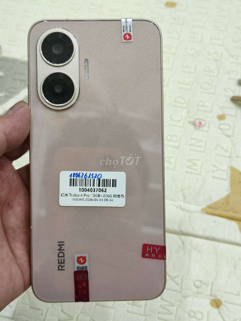 Xiaomi Redmi Turbo 4 Pro 12GB/256GB Vàng hồng. Mua bán Điện thoại tại Quận Hoàng Mai Hà Nội được đăng bởi Nguyennoi hình 1