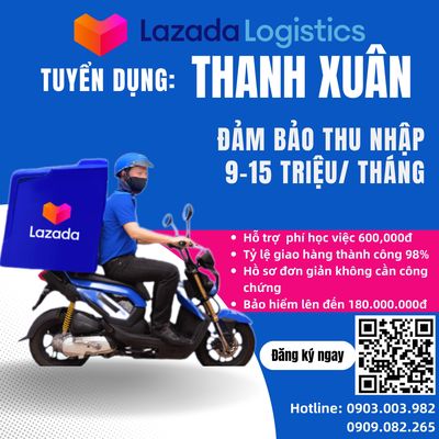 Lazada Thanh Xuân Tuyển Dụng Shipper