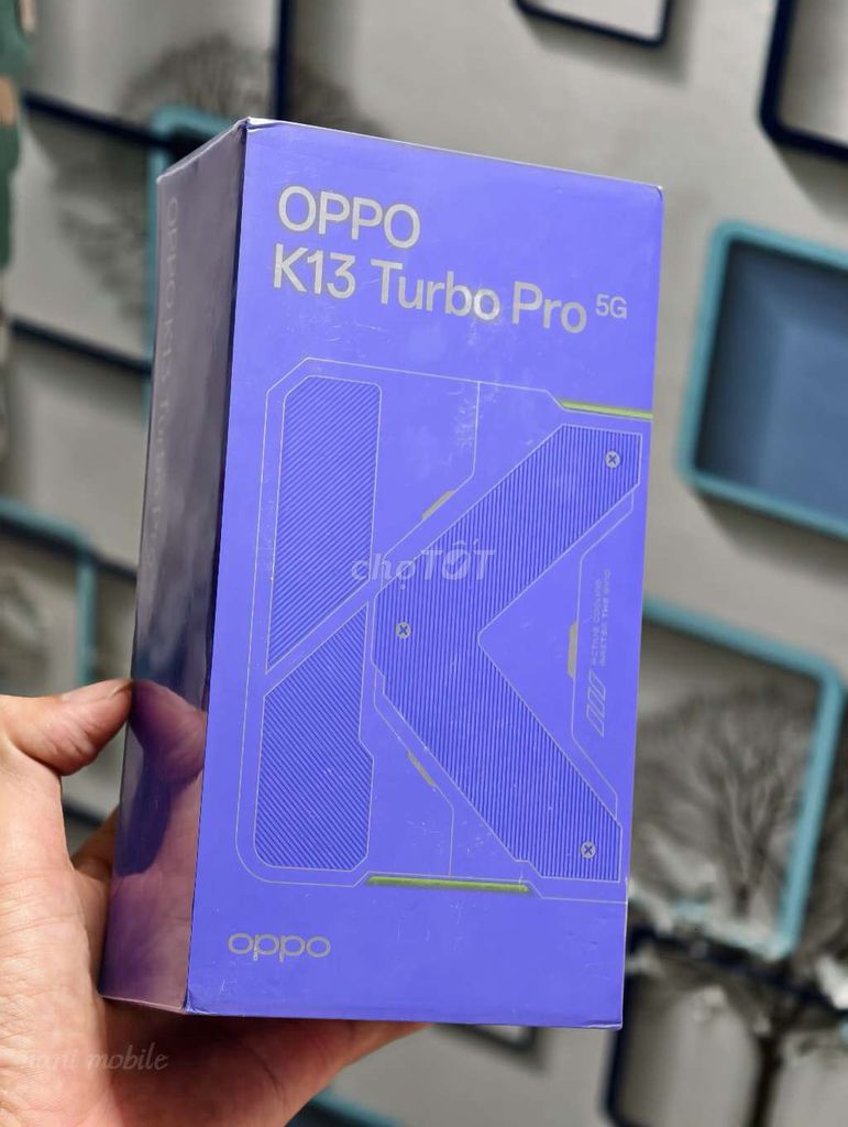 Oppo K13 Turbo Pro 12/256GB Tím new seal. Mua bán Điện thoại tại Thành phố Thủ Đức Tp Hồ Chí Minh được đăng bởi NANI MOBILE hình 1