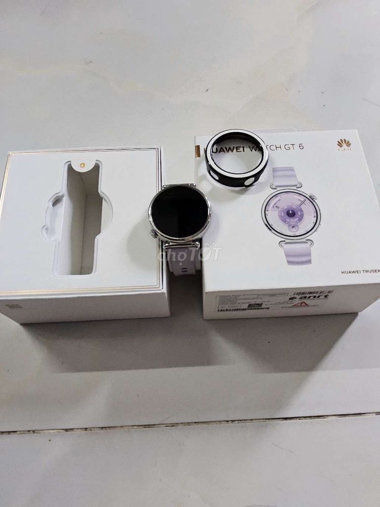 Huawei watch gt6 gt 6 41mm tím 99,9 % còn BHCH 4T. Mua bán Thiết bị đeo thông minh tại Quận 8 Tp Hồ Chí Minh được đăng bởi KhaMinh hình 1