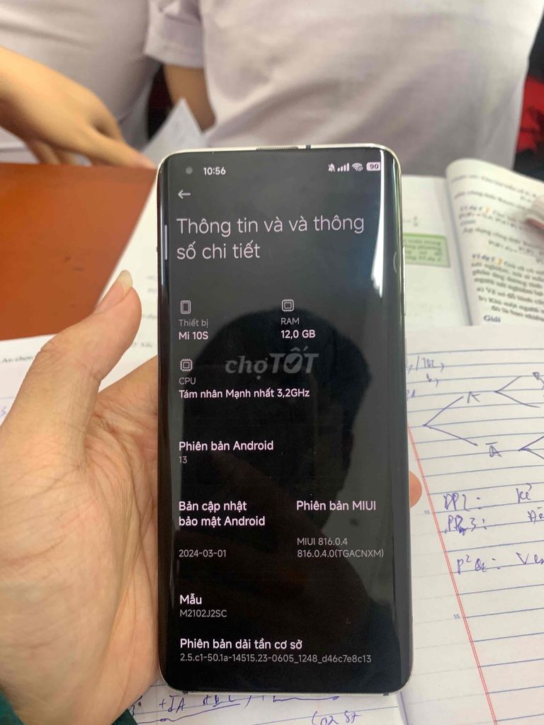 Xiaomi Mi 10S 256GB Trắng. Mua bán Điện thoại tại Huyện Nghĩa Hưng Nam Định được đăng bởi Nam hình 1