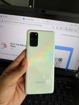 Samsung Galaxy S20+ Trắng Đã thay pin