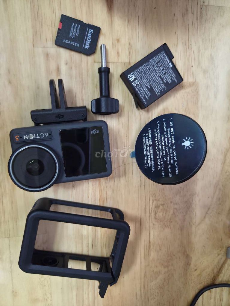 DJI Action 3 Đen Đã sử dụng. Mua bán Máy ảnh, Máy quay tại Quận Bình Tân Tp Hồ Chí Minh được đăng bởi Binmart hình 1