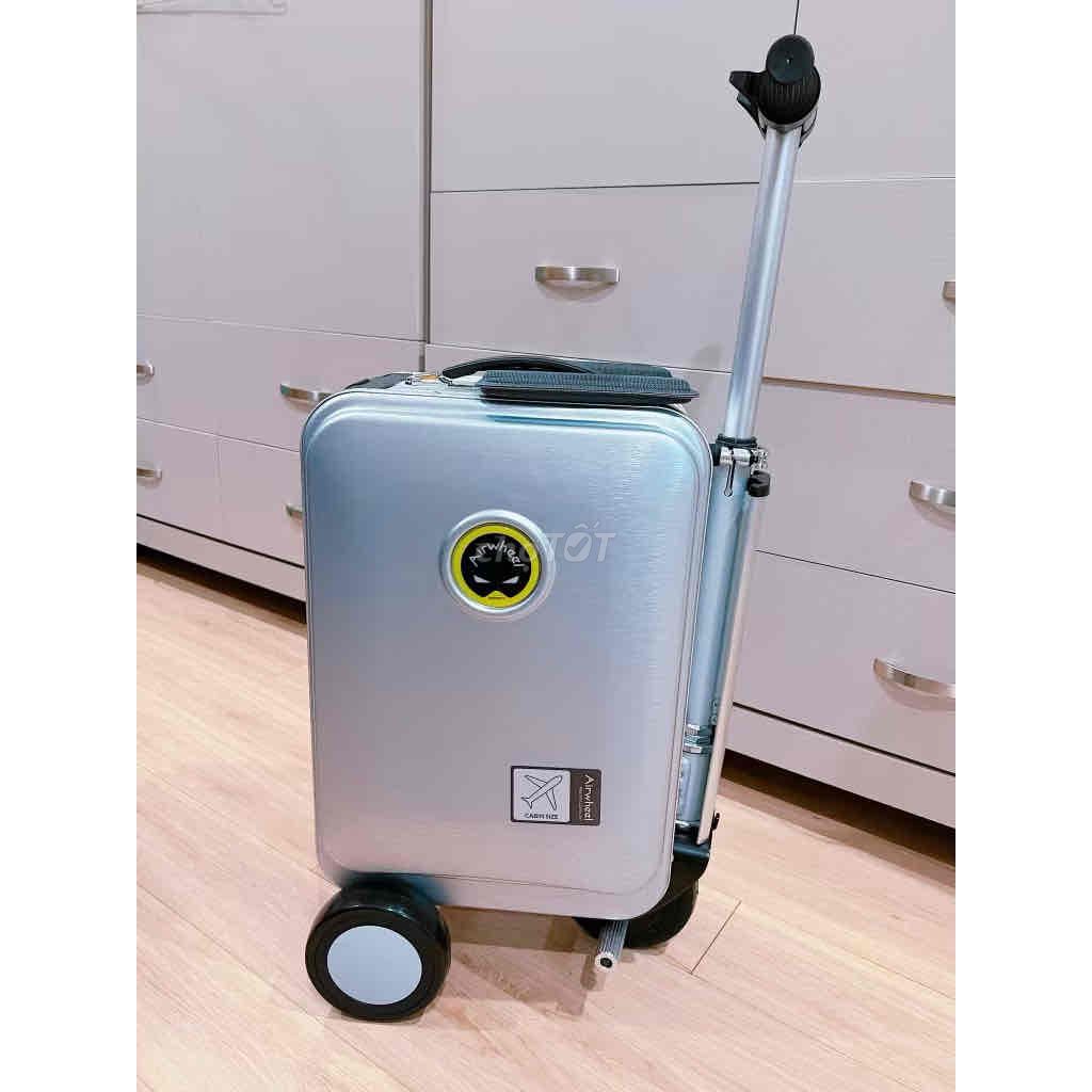 Vali điện ngồi lái Airwheel SE3S Màu bạc