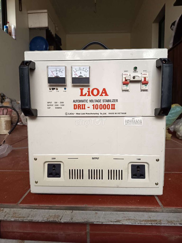 Ổn áp Lioa DRII - 10000 II 10 KVA. Mua bán Đồ chuyên dụng, Giống nuôi trồng tại Huyện Hoài Đức Hà Nội được đăng bởi Khiêm hình 1