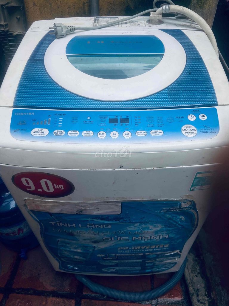 Máy giặt Toshiba 9kg Inverter Trắng, Xanh. Mua bán Máy giặt tại Quận Ba Đình Hà Nội được đăng bởi nguyễn tuấn hình 1
