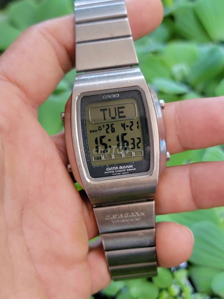 Đồng hồ Casio Data Bank DB-100T FULL TITANIUM zin. Mua bán Đồng hồ tại Huyện Nhơn Trạch Đồng Nai được đăng bởi hải  hình 1