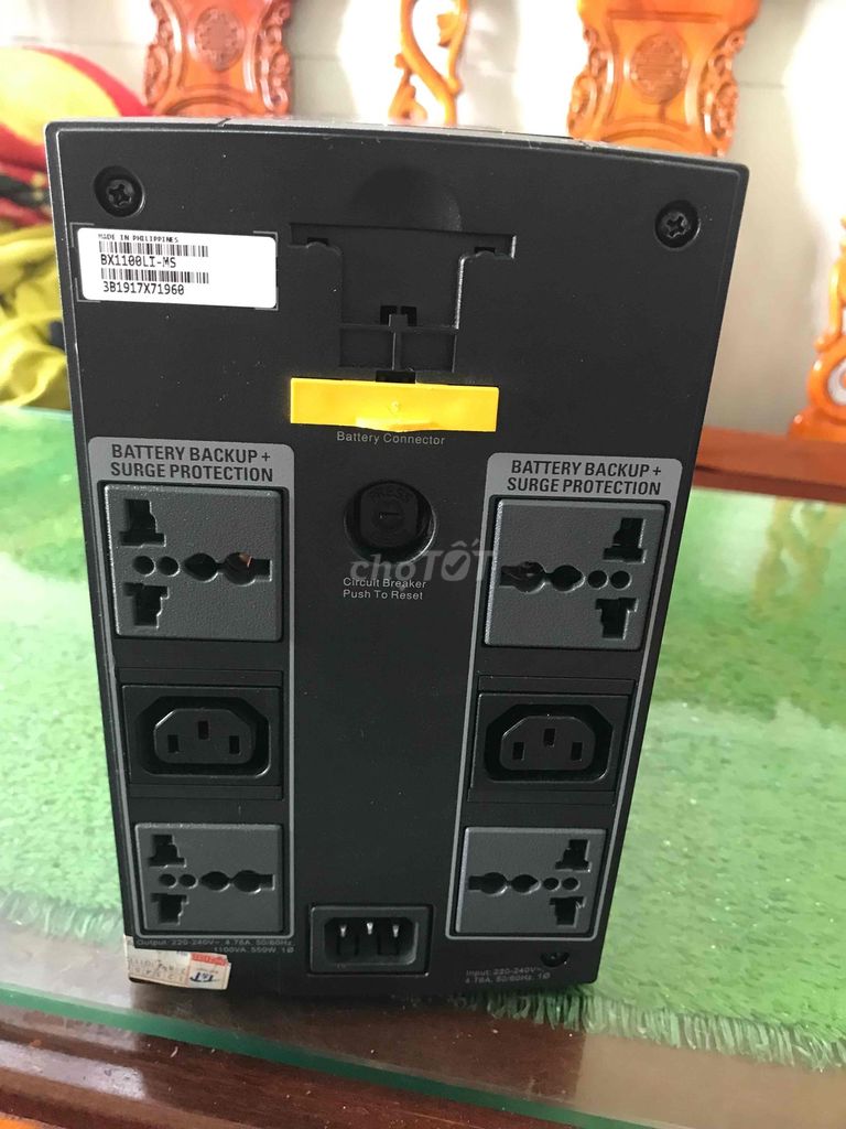 Bộ lưu điện APC Back-UPS 1100 Đen. Mua bán Phụ kiện (Màn hình, Chuột...) tại Huyện Hóc Môn Tp Hồ Chí Minh được đăng bởi hiếu hình 1