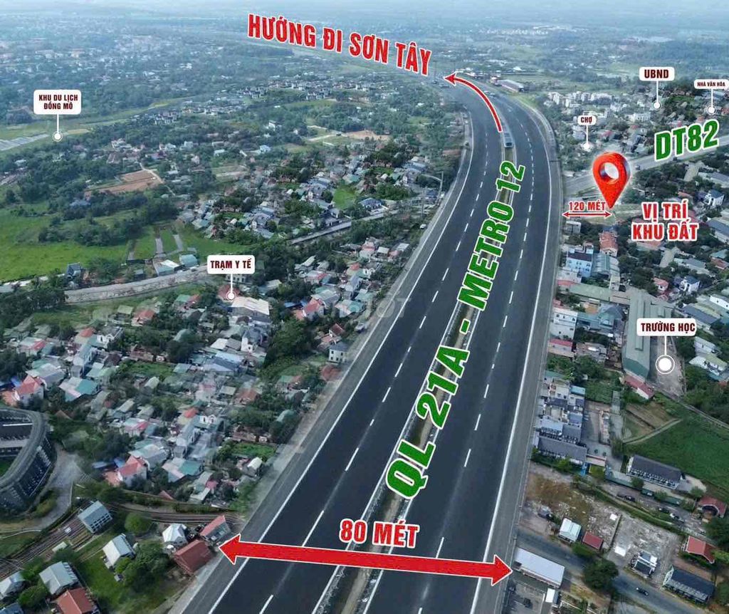 Giá Tuyệt chủng Hoà Lạc, gần khu công nghệ cao 100m2 giá chỉ 1tỷ5! - ảnh 5